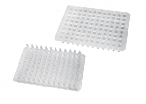 1-0.1ml 96 half skirt pcr plate (transparent)