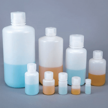 3-3-Full range of natural HDPE narrow mouth reagent bottles