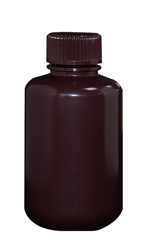3-Product number 624012 125ml brown HDPE narrow mouth reagent bottle