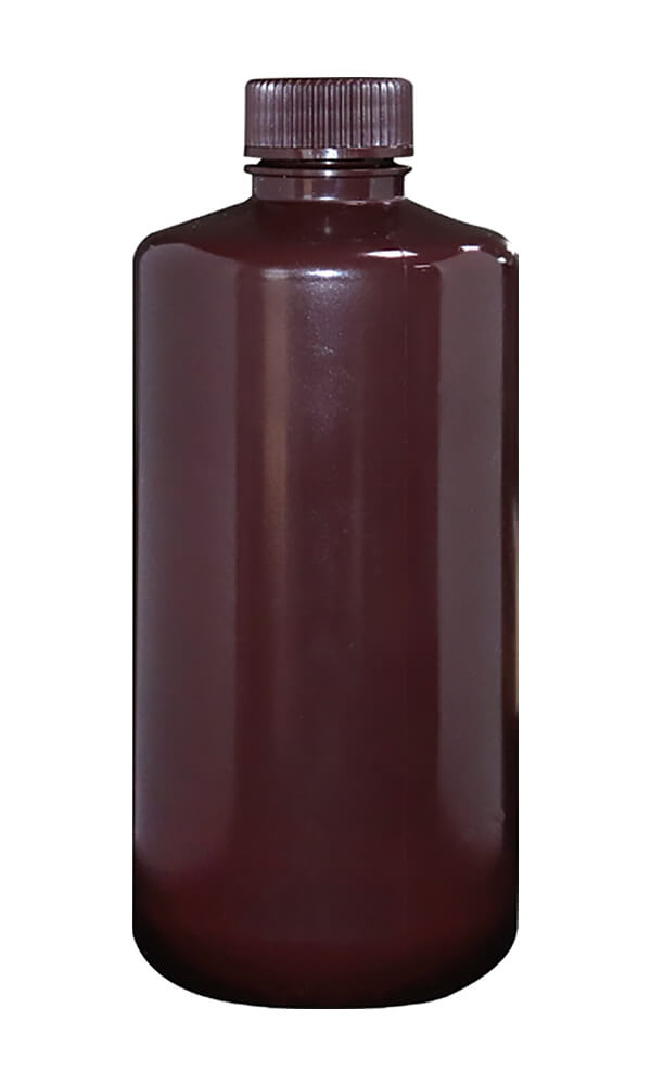 5-Product number 620012 500ml brown HDPE narrow mouth reagent bottle