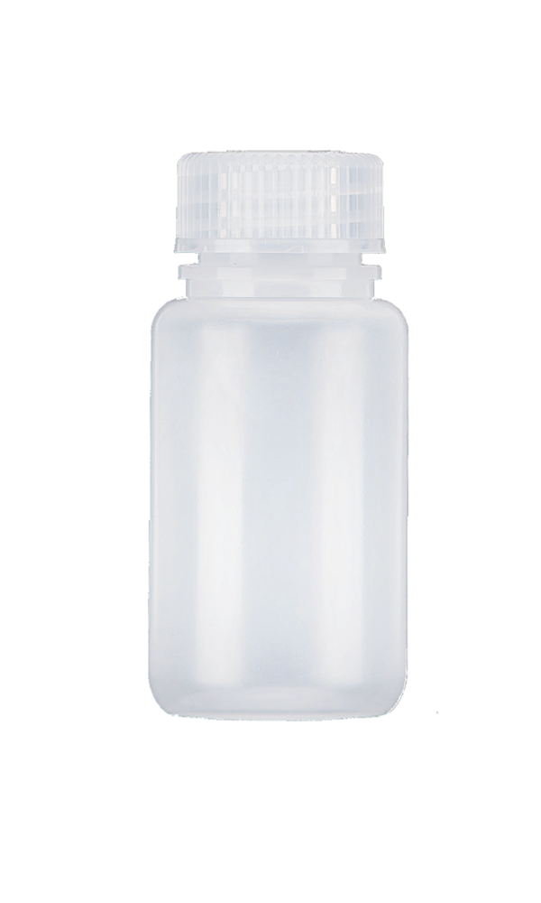 6-250ml transparent PP wide mouth reagent bottle