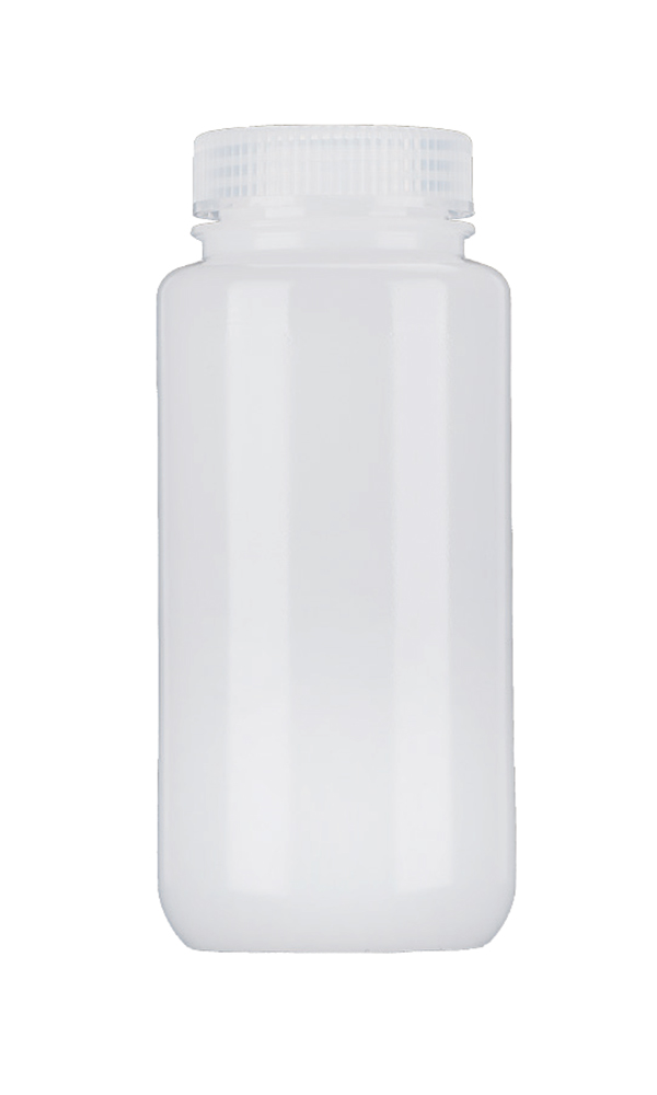 7-Product number 612002 500ml white HDPE wide mouth reagent bottle