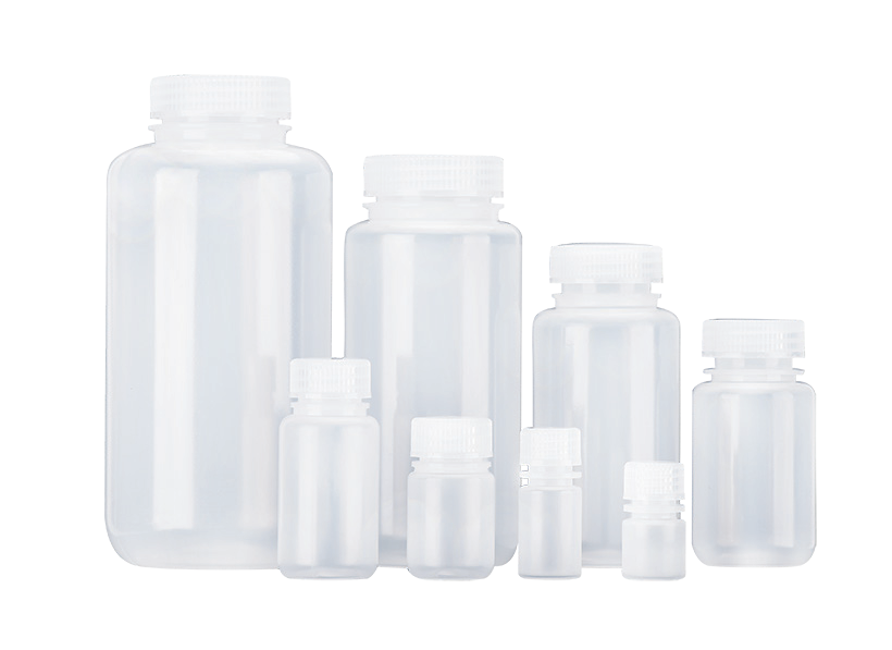Transparent PP wide mouth reagent bottle series 01